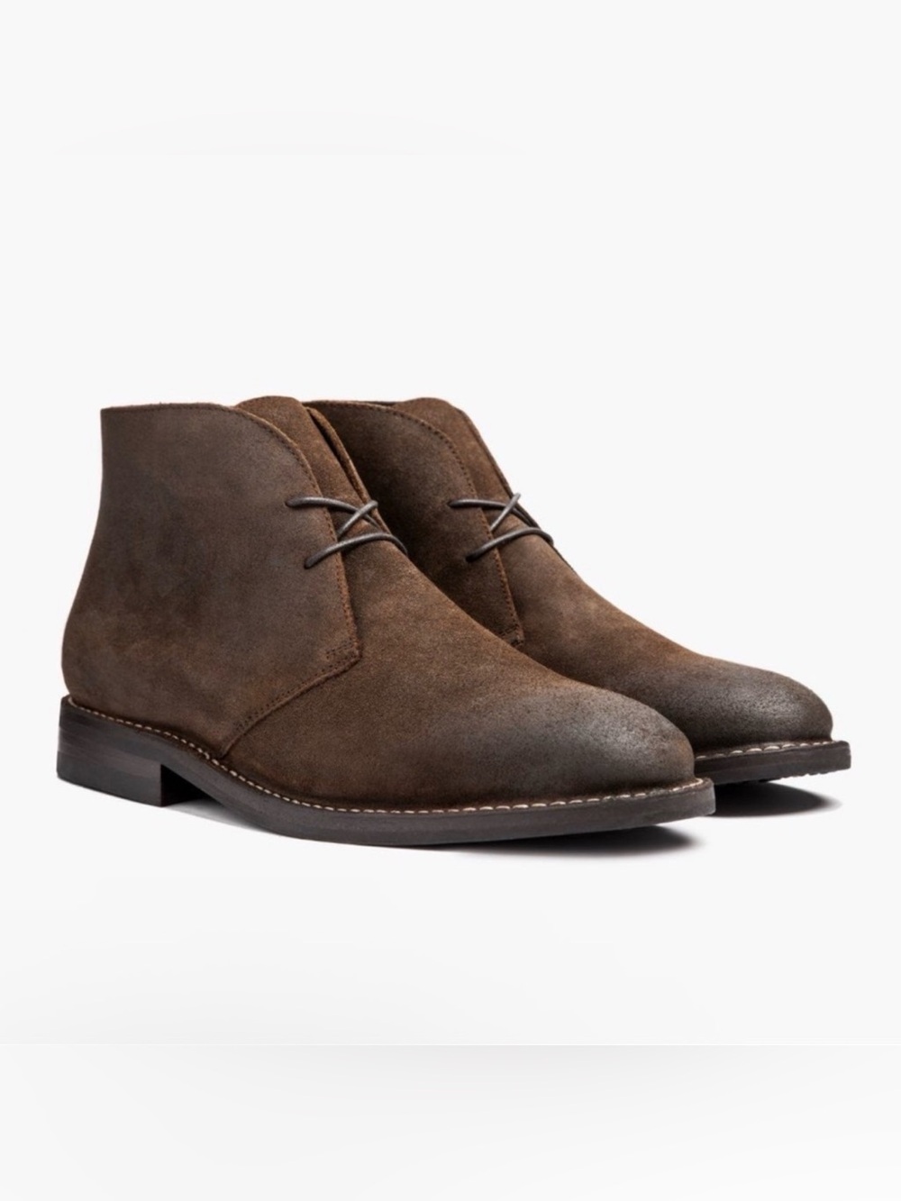 Mens Thursday Boot Company Scout Chukka Boots in Mocha Brown Suede